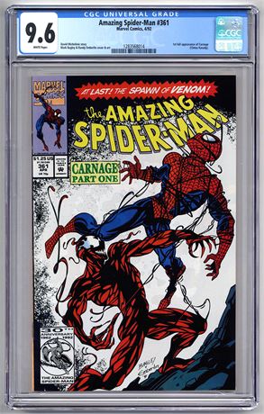 DIG Auction - Amazing Spider-Man #361 CGC NM+  1992