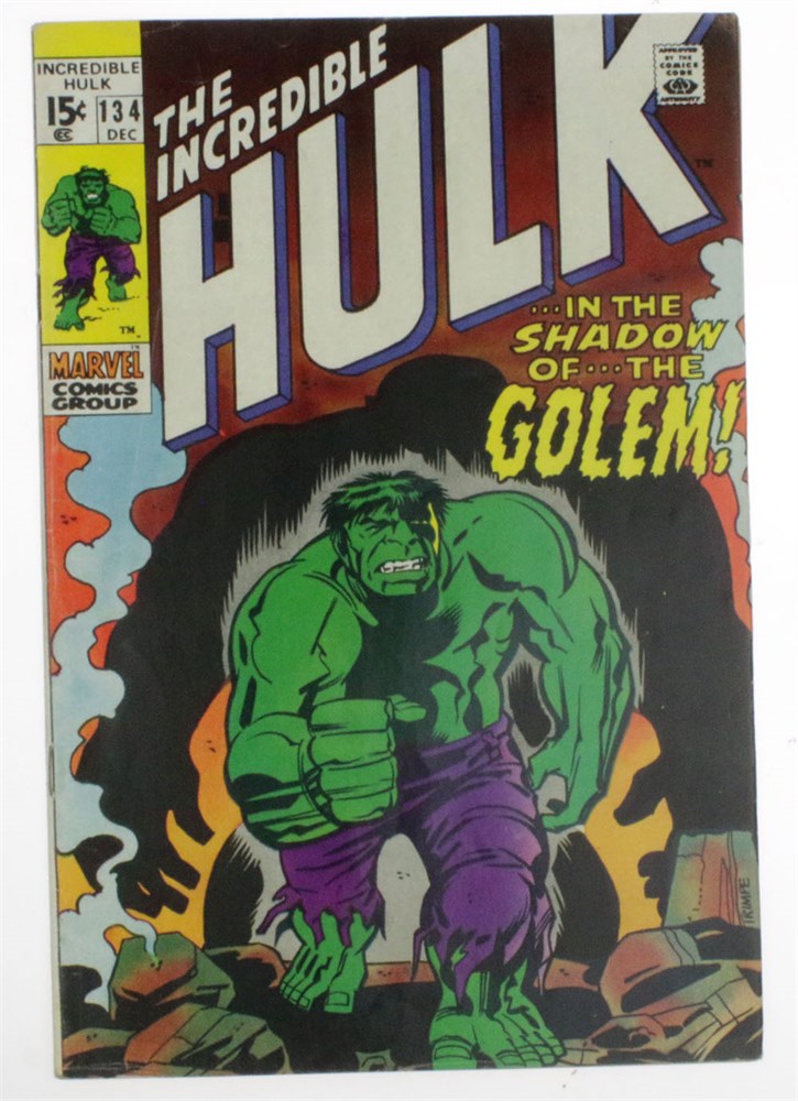 Dig Auction Incredible Hulk 134 Fn 1970