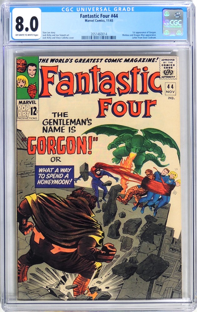 DIG Auction - Fantastic Four #44 CGC VF 8.0 1965