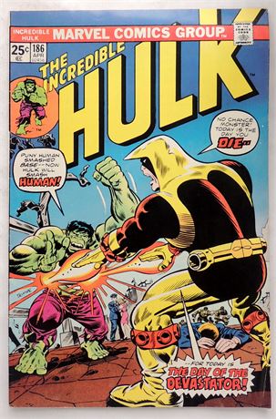 DIG Auction - Incredible Hulk #186 VG 1975